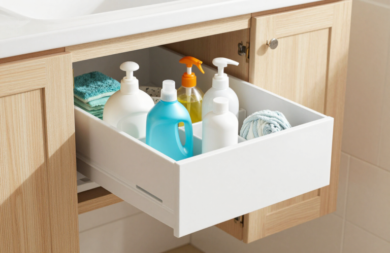 EVERIE 2-Tier Pull-Out Under Sink Organizer, 2-Pack